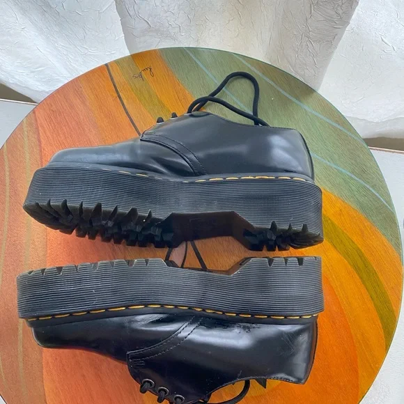 Dr. Martens 1461 Quad Smooth Leather Platform u Unisex Size 5 men’s / 6 women’s - Picture 11 of 16